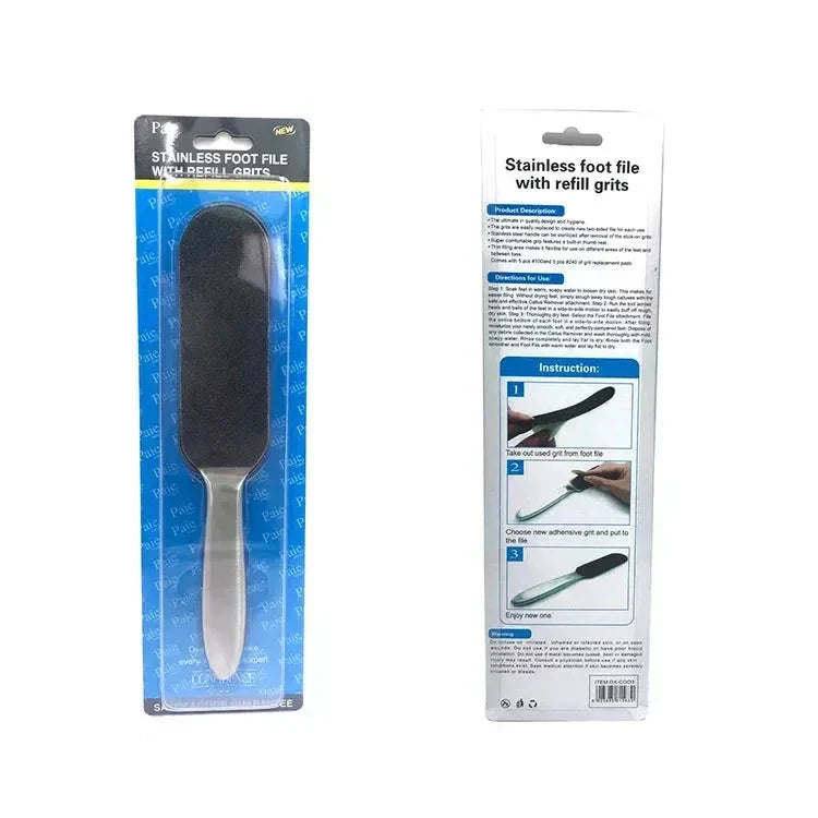 Replaceable Rasp Refill Sandpaper for Pedicure Feet Files