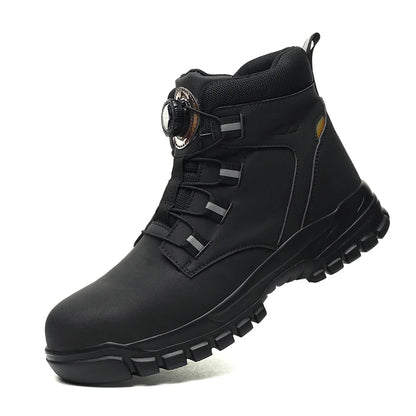 Waterproof safety boots for men, steel toe cap, work boots 