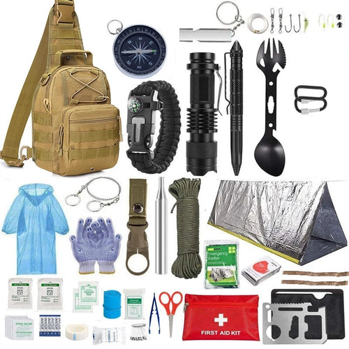 Emergency Kit – Multifunctional First Aid and Survival Bag 