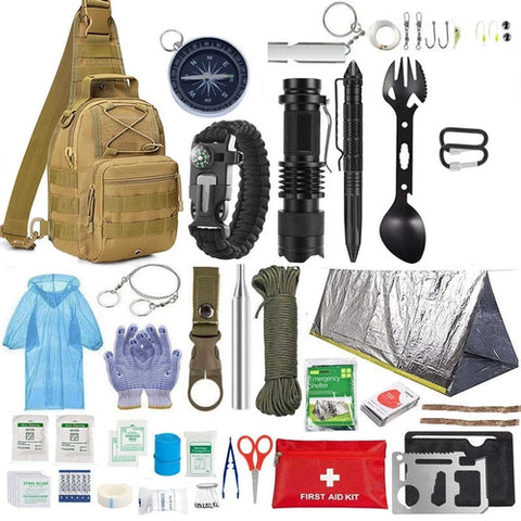 Emergency Kit – Multifunctional First Aid and Survival Bag 