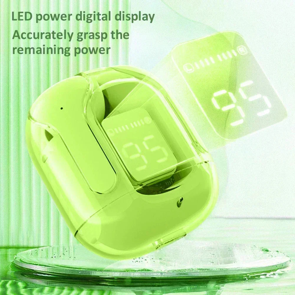 T2 Trådlösa Mini Hörlurar LED Ström Digital Display TWS Trådlösa - SmartnessBuyShop 
