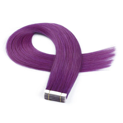 Colorful Tape In Human Hair Extensions 40pcs, 24" 26"