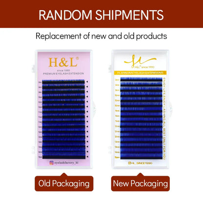 H&amp;L New C/D/CC Curl 0.07 mm Mix Length False Lashes Eyelash Individual Colored Lashes Faux Eyelash Extensions