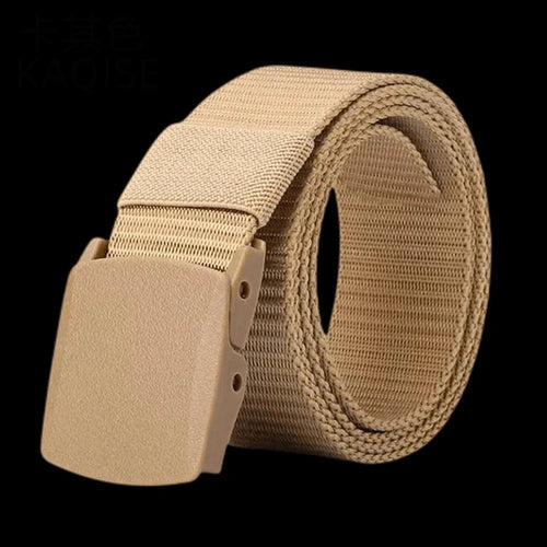 Automatic Buckle Nylon Belt – Modern Men's Canvas Outdoor Belt 