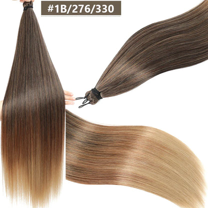 28 Inch Straight Hair Bundles Synthetic Braiding Hair