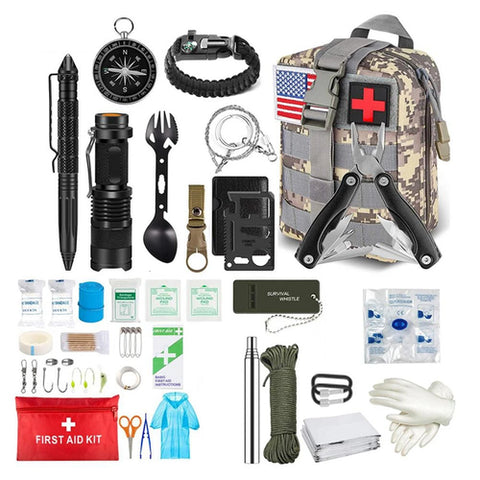 Emergency Kit – Multifunctional First Aid and Survival Bag 