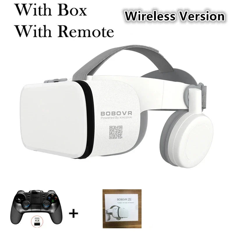 Bobo VR Z6 3D Virtual Reality Glasses Bluetooth Headset