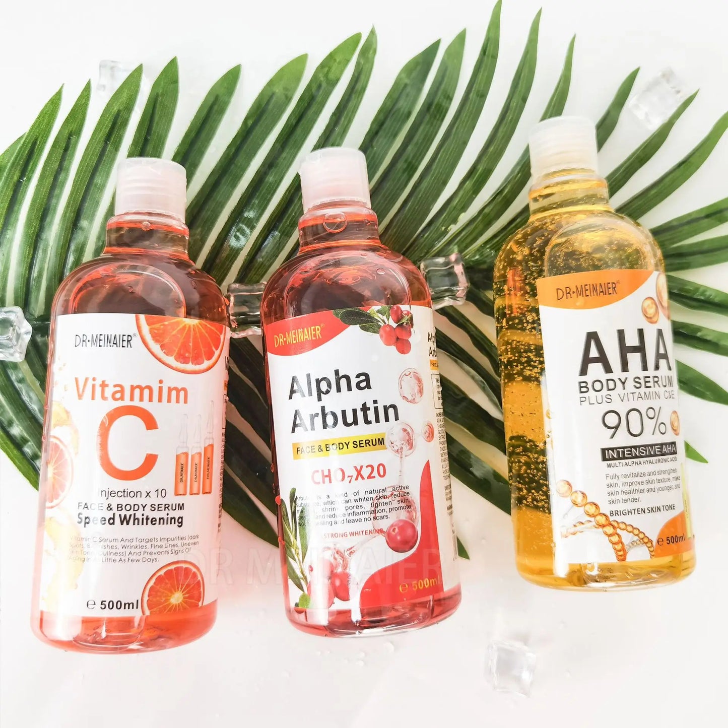 500ML Vitamin C AHA HYALURONIC &amp; NICOTINAMIDE Face Serum