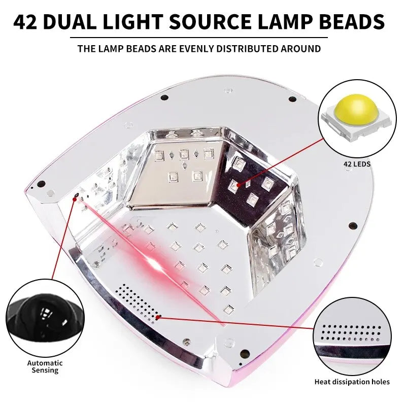 Rechargeable UV Nail Lamp Dryer 42LEDs