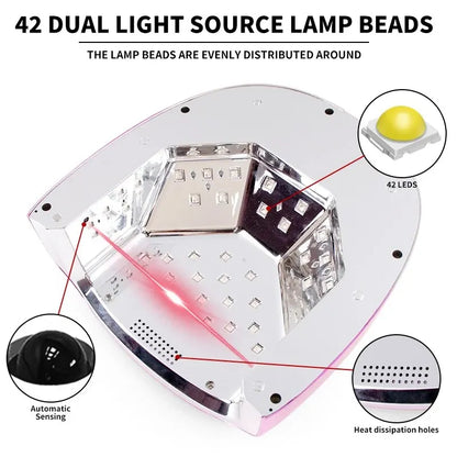Rechargeable UV Nail Lamp Dryer 42LEDs