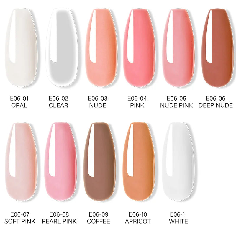 15 ml Poly Nail Gel cured with UV/LED lamp