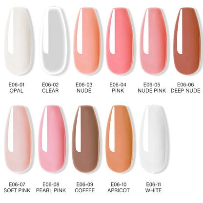 15 ml Poly Nail Gel cured with UV/LED lamp