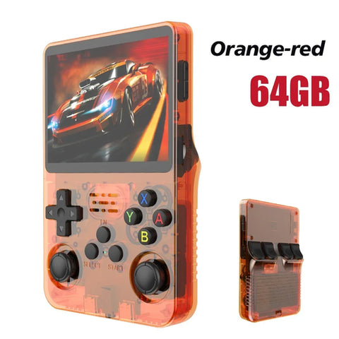 Retro Handheld Game Console with Linux System and 3.5 Inch IPS Screen BOYHOM NEW R36S 