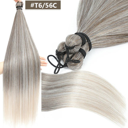 28 Inch Straight Hair Bundles Synthetic Braiding Hair