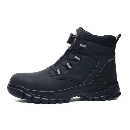 Waterproof safety boots for men, steel toe cap, work boots 
