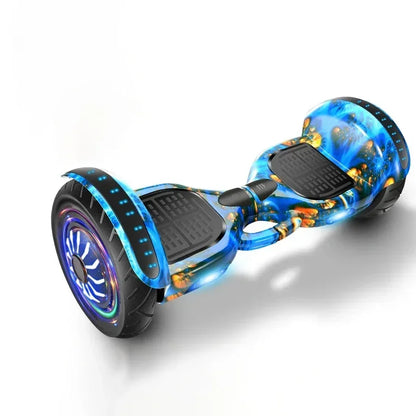 10 Inch Bluetooth Music Led Light Two Wheel Smart Self Balancing Electric Hoverboard for Kids