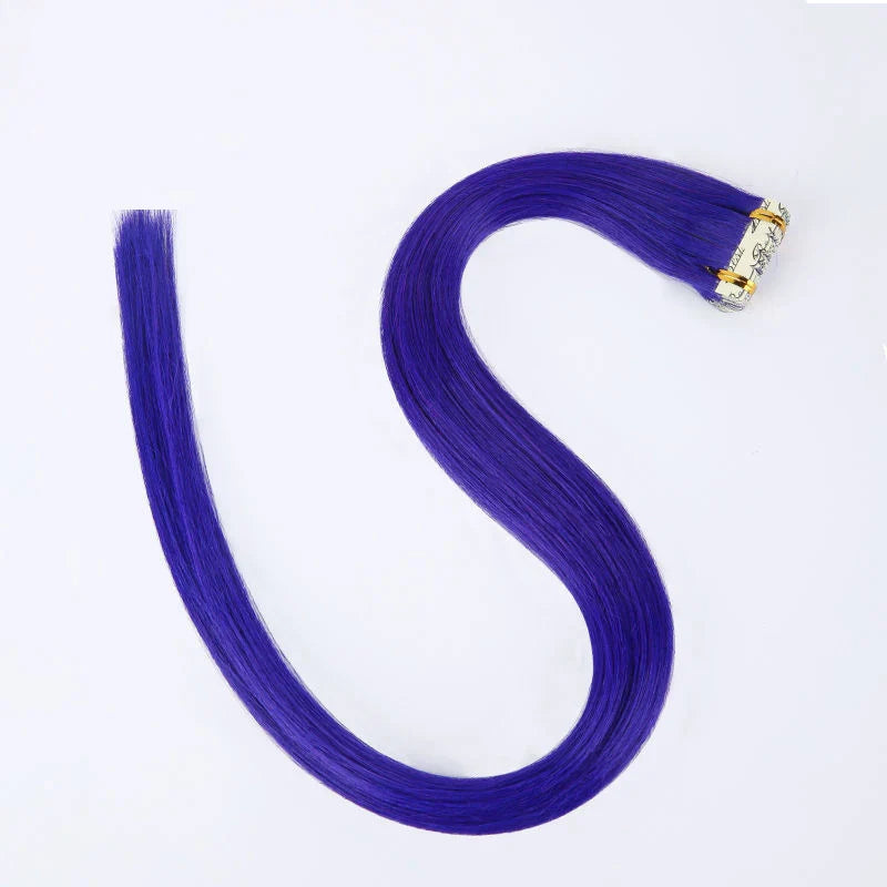 Colorful Tape In Human Hair Extensions 40pcs, 24" 26"