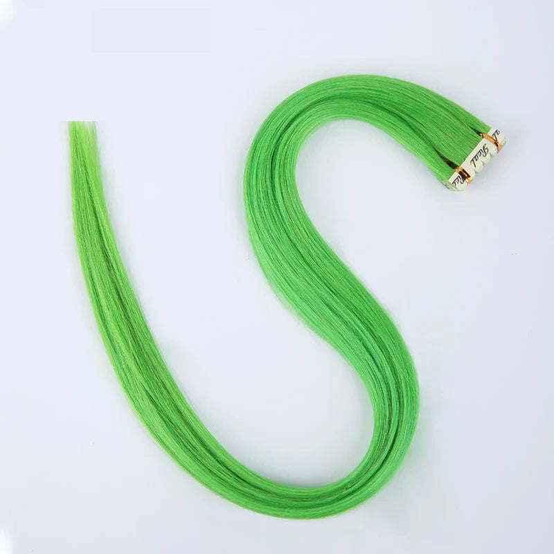 Colorful Tape In Human Hair Extensions 40pcs, 24" 26"