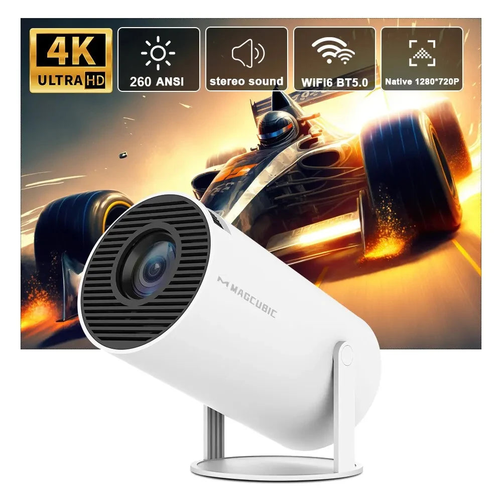 Magcubic HY300 Pro Projector - 4K, Android 11, Dual WiFi6, 260 ANSI 