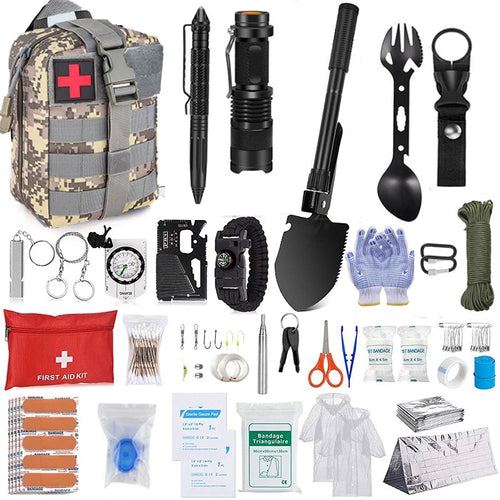 Emergency Kit – Multifunctional First Aid and Survival Bag 