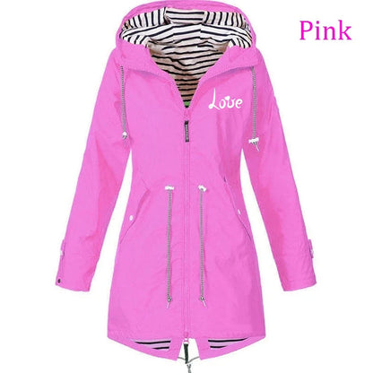 Windproof Waterproof Jacket Outdoor Climbing Long Sleeve Windbreaker Raincoat (S-5XL)