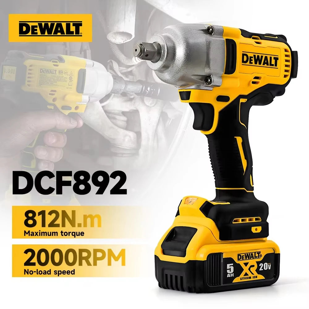 DEWALT DCF892 Electric Impact Driver Cordless Brushless 1/2" Compact DCF892 