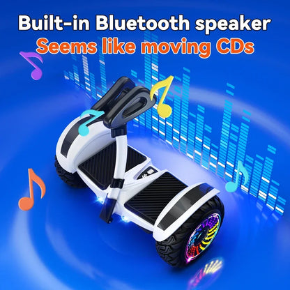 Portable 2-wheel hoverboard self-balancing electric scooter for car with handle