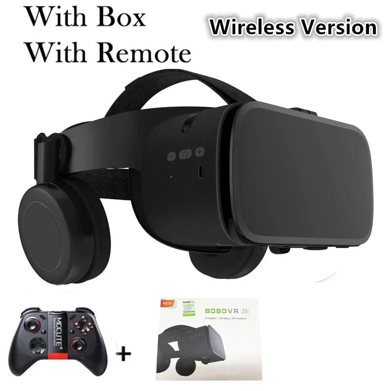 Bobo VR Z6 3D Virtual Reality Glasses Bluetooth Headset