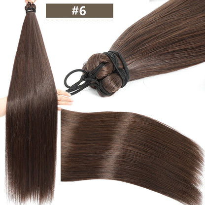 28 Inch Straight Hair Bundles Synthetic Braiding Hair