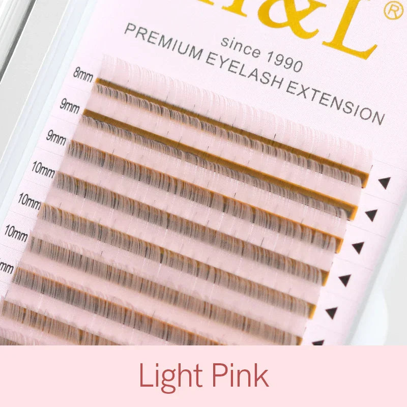 H&amp;L New C/D/CC Curl 0.07 mm Mix Length False Lashes Eyelash Individual Colored Lashes Faux Eyelash Extensions