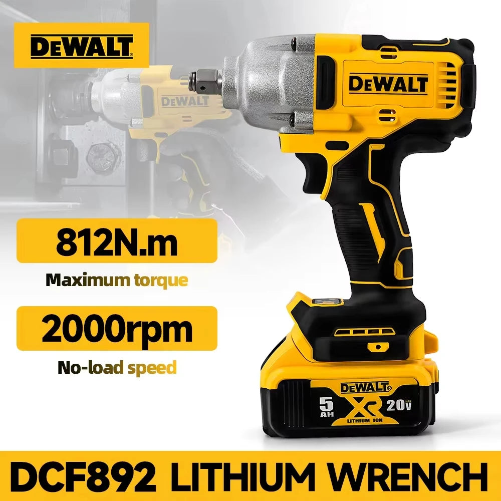 DEWALT DCF892 Electric Impact Driver Cordless Brushless 1/2" Compact DCF892 