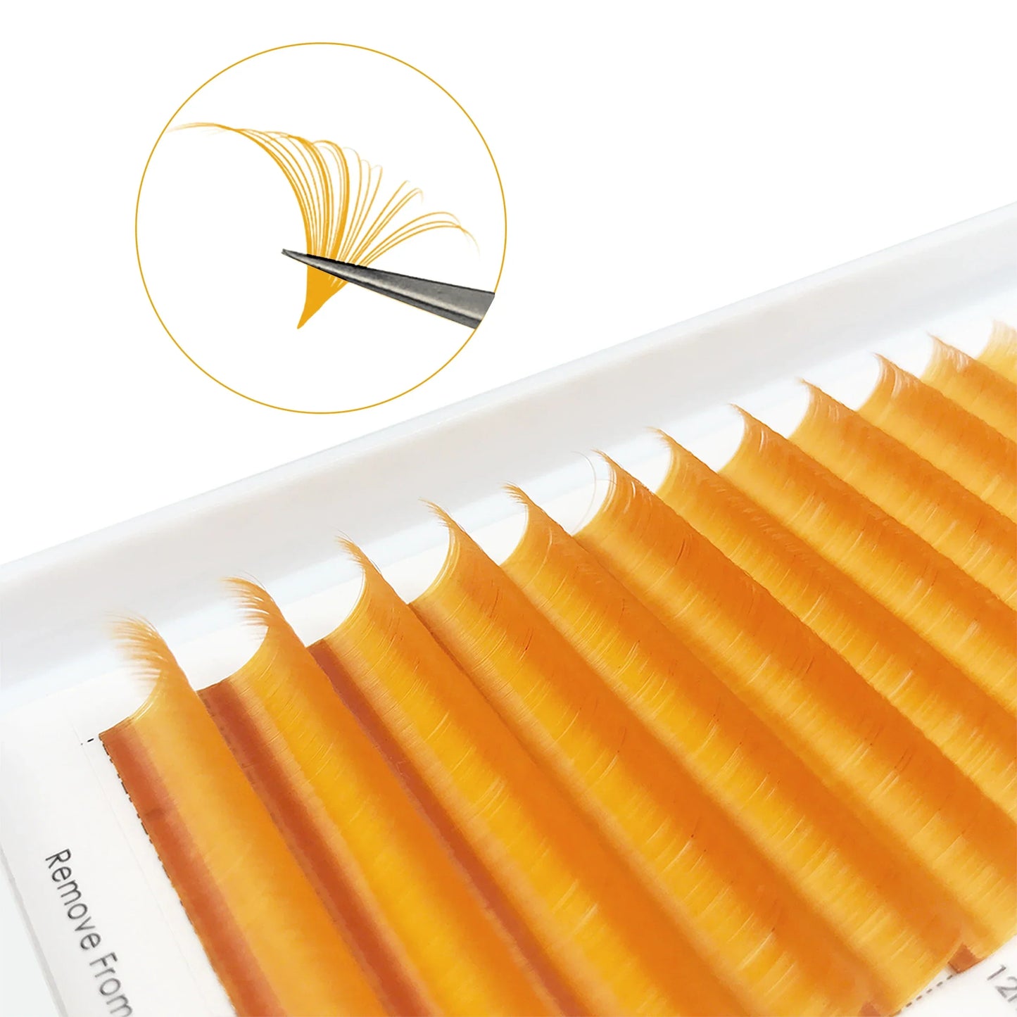 Colored EyeLash Extensions 1s Auto Flowering Easy Fanning Lash Extension Ombred Lashes Rapid Blooming Fan Lashes Makeup