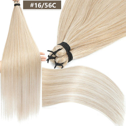 28 Inch Straight Hair Bundles Synthetic Braiding Hair