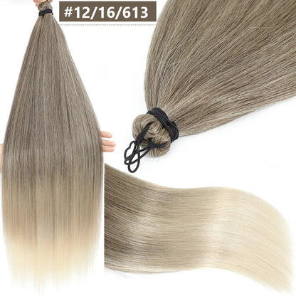 28 Inch Straight Hair Bundles Synthetic Braiding Hair