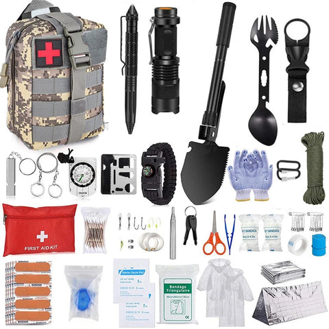 Emergency Kit – Multifunctional First Aid and Survival Bag 