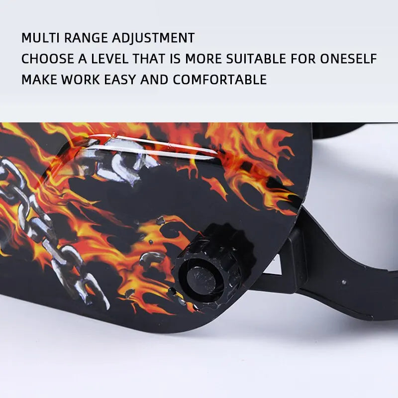 AIRAJ Svetsmask Svetsskydd Huvud Buret Solar Automatisk Dimning - SmartnessBuyShop 