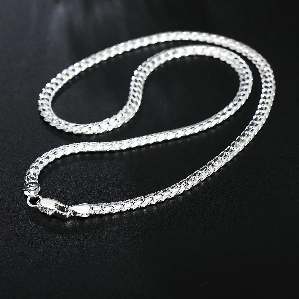 Silver plated necklace 20-60 cm 