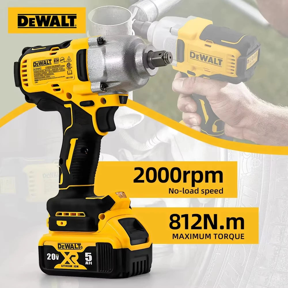 DEWALT DCF892 Electric Impact Driver Cordless Brushless 1/2" Compact DCF892 