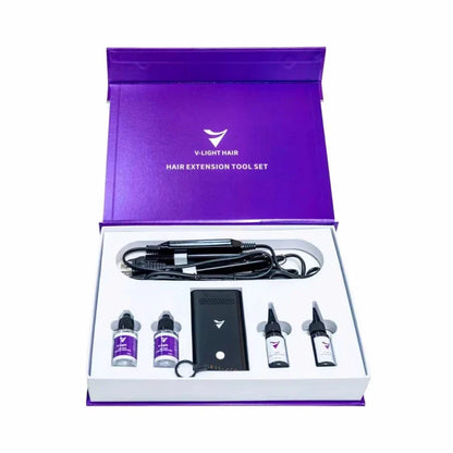 V-Light Technology Hair Extension Machine Wig Installation Kit Set