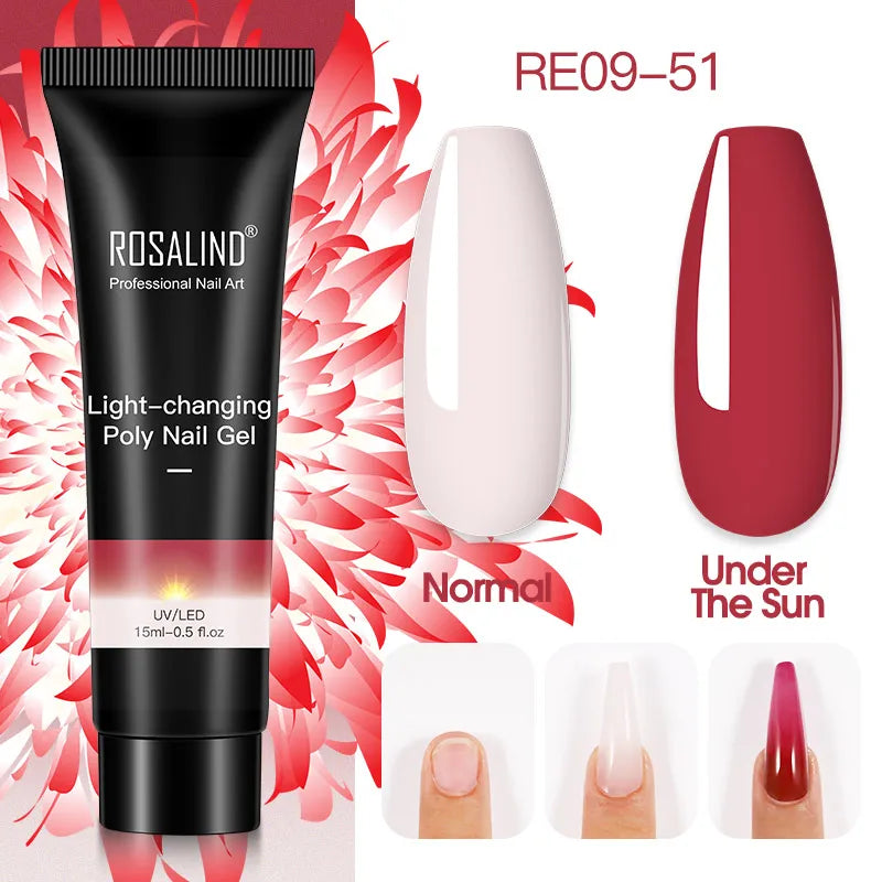 Multicolor Polygel Poly Gel Extension 15ML