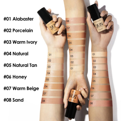 Waterproof Matte Face Liquid Foundation Full Coverage Concealer