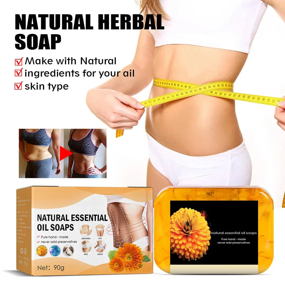 Lymphatic Detox Fat Burning Soap Natural Herbal Weight Loss Anti-fat Soap Handmade Cellulite Slimming Soap Health Care Tools