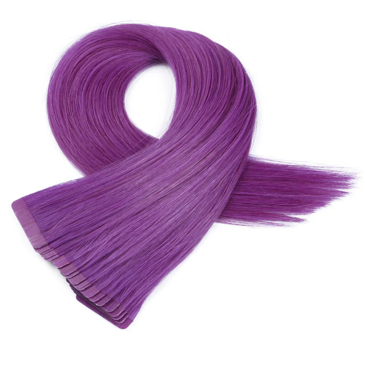 Colorful Tape In Human Hair Extensions 40pcs, 24" 26"