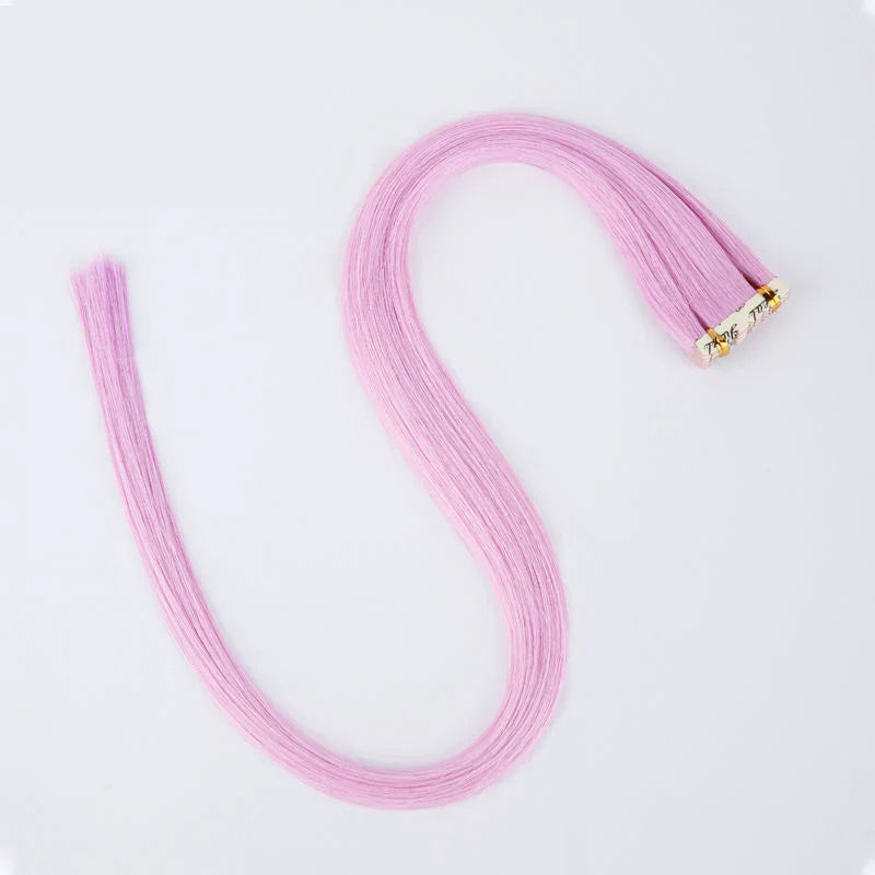 Colorful Tape In Human Hair Extensions 40pcs, 24" 26"