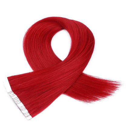 Colorful Tape In Human Hair Extensions 40pcs, 24" 26"