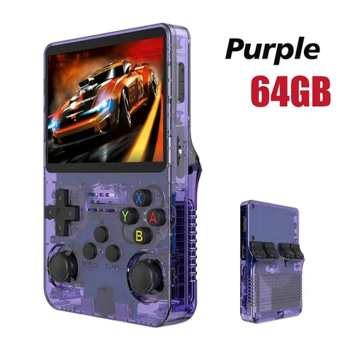 Retro Handheld Game Console with Linux System and 3.5 Inch IPS Screen BOYHOM NEW R36S 