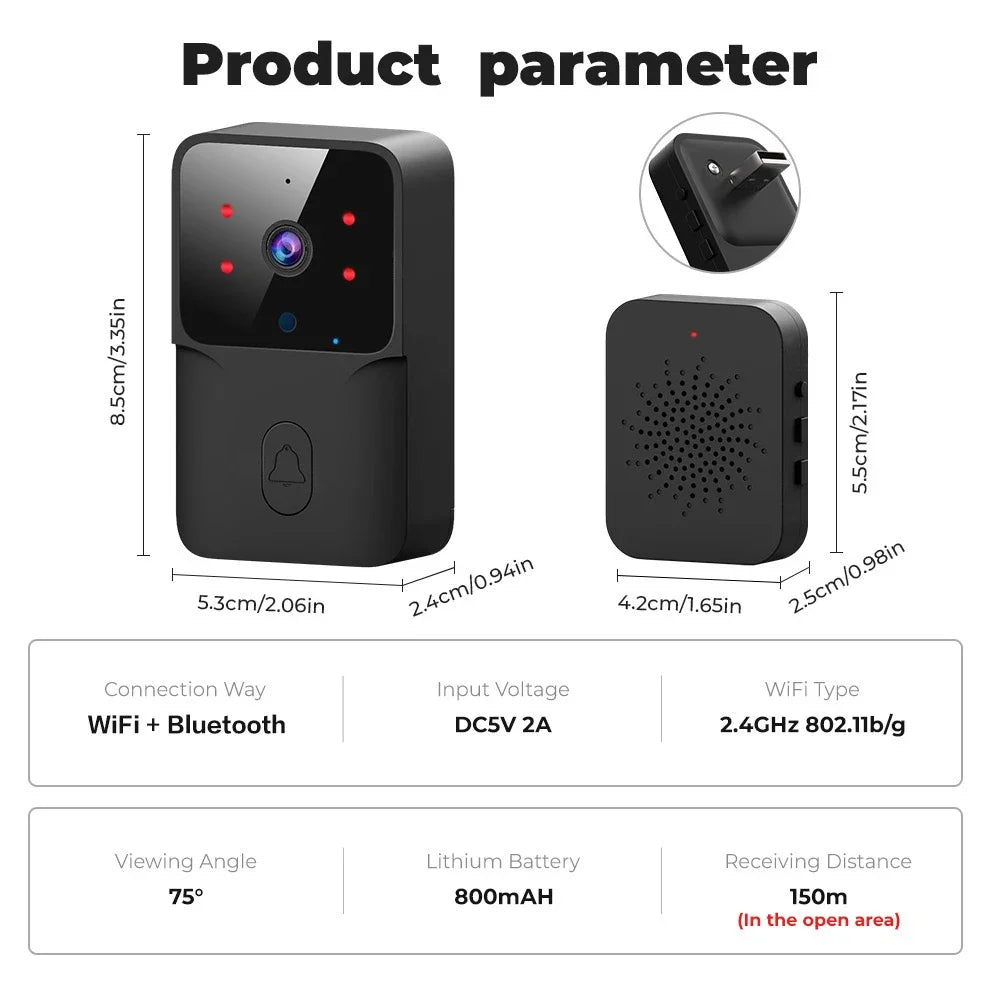 Smart WiFi Doorbell Home Tuya 