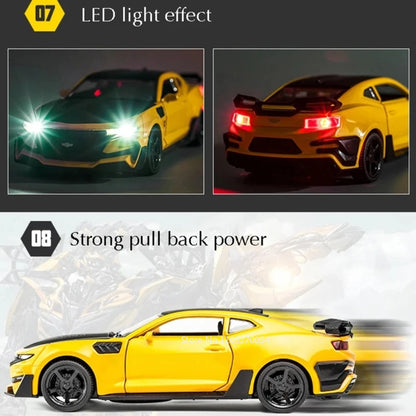 Scale 1/32 Camaro Toys Model Car Alloy Metal Diecast With 4 Doors 