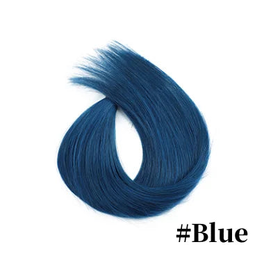 14" human hair straight invisible halo wire clip in hair extension