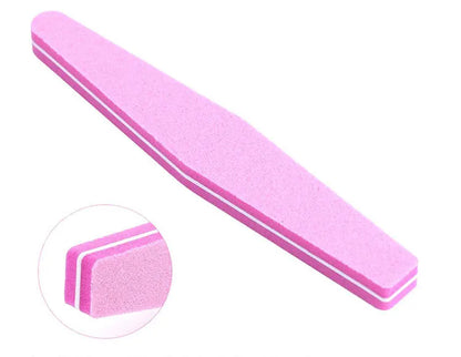 5 PCS/LOT Professional Nail Files Nail Buffer 100/180 Grit Sanding Polishing Grinding Manicure Nail Art Tools 6 Colors